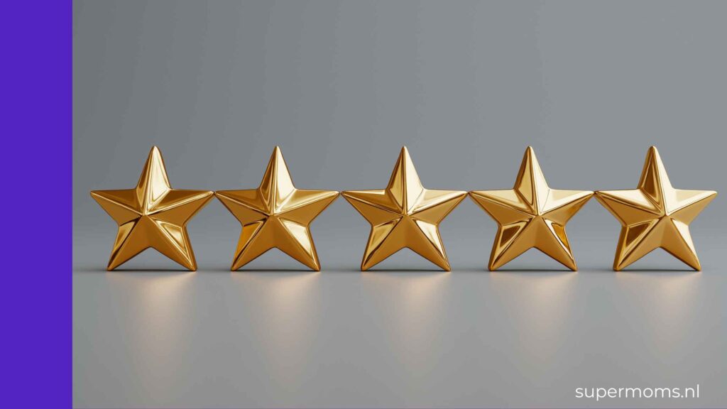 Vijf gouden sterren, zoals de tv serie Five Star Weekend