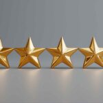 Vijf gouden sterren, zoals de tv serie Five Star Weekend